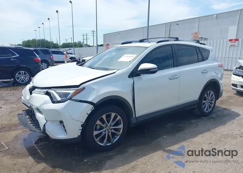2017 Toyota Rav4 Limited z USA, uszkodzony, nr VIN JTMYFREV0HJ721547